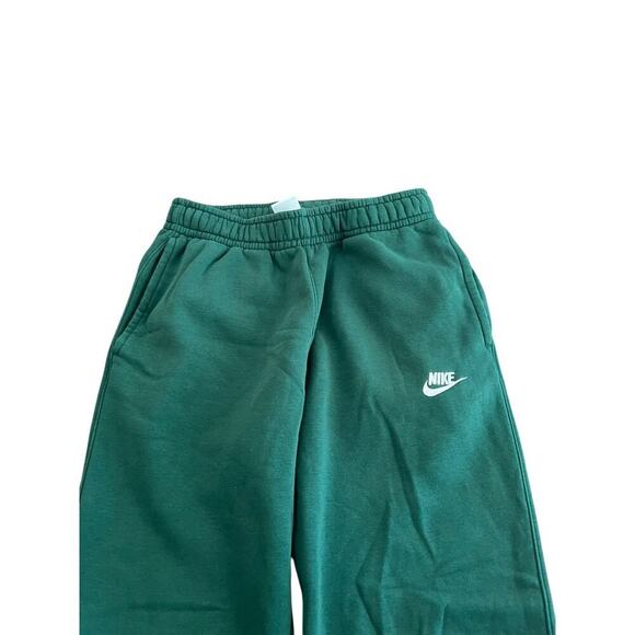 Nike Men's Green Sportswear Club Fleece Pull On Trouser Pants Size Small - Picture 4 of 10
